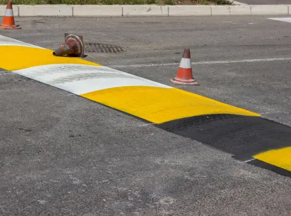 Durable Speed Bump Installation in Portland